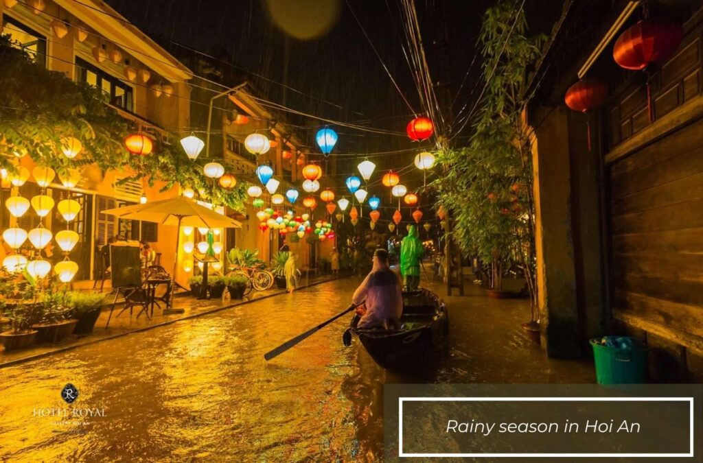The rainy season in Hoi An brings a quiet yet romantic beauty
