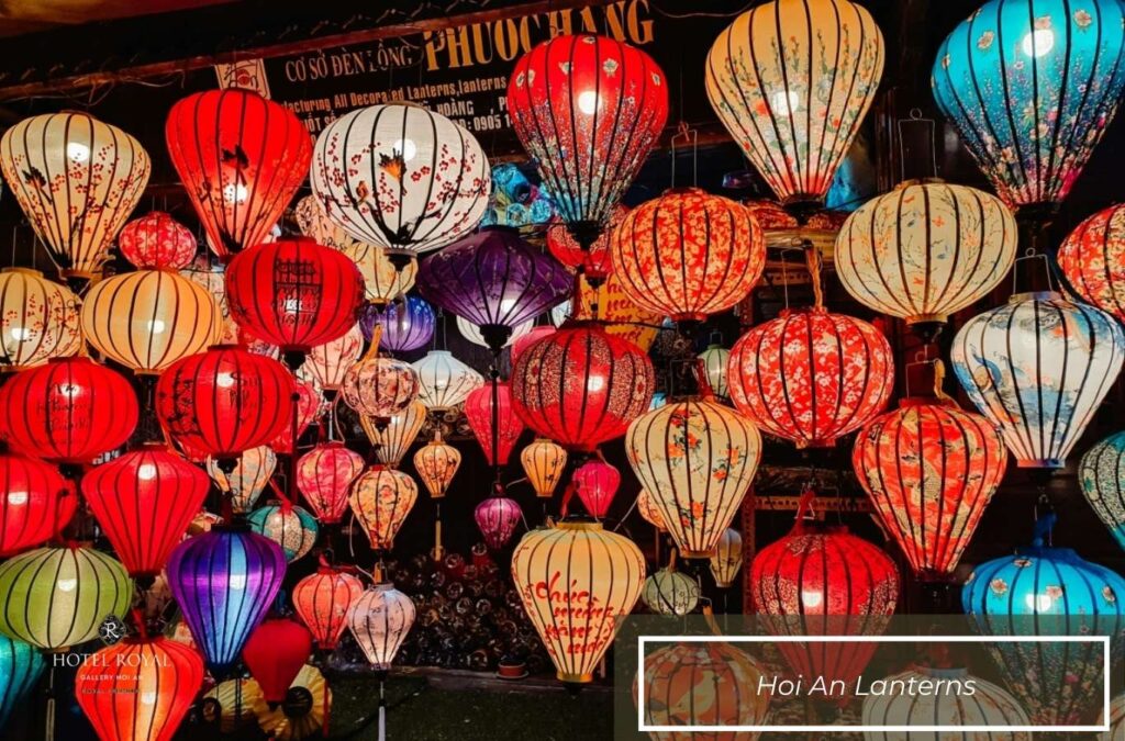 Hoi An lanterns can be folded for easy transport home
