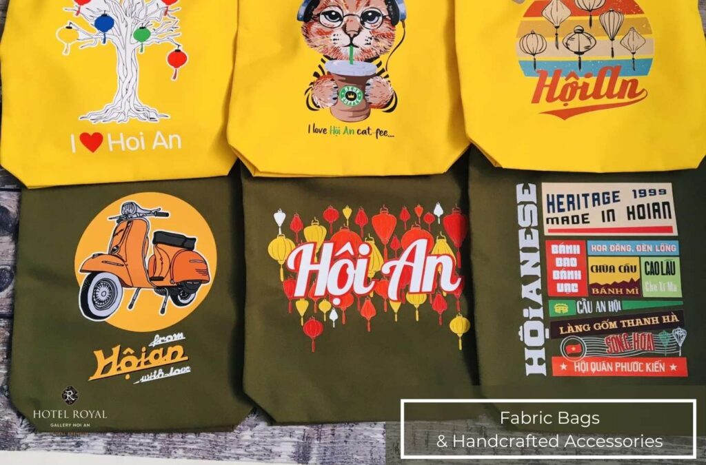 Keep your memories of Hoi An with fabric bags & handcrafted accessories
