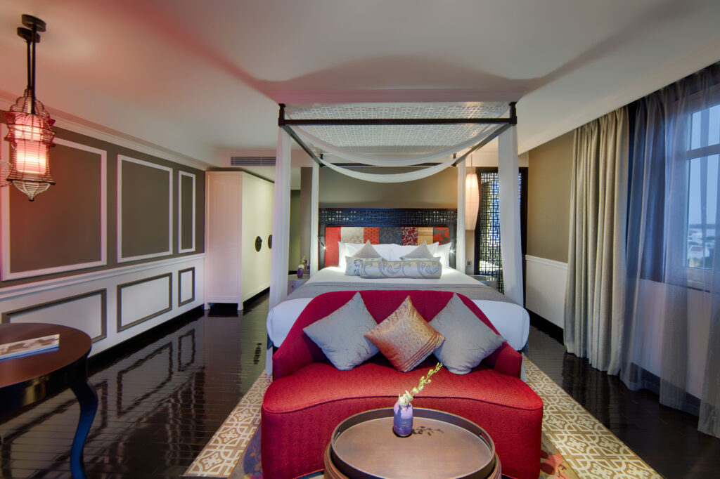 Deluxe King is equipped with a King-size bed for a comfortable stay