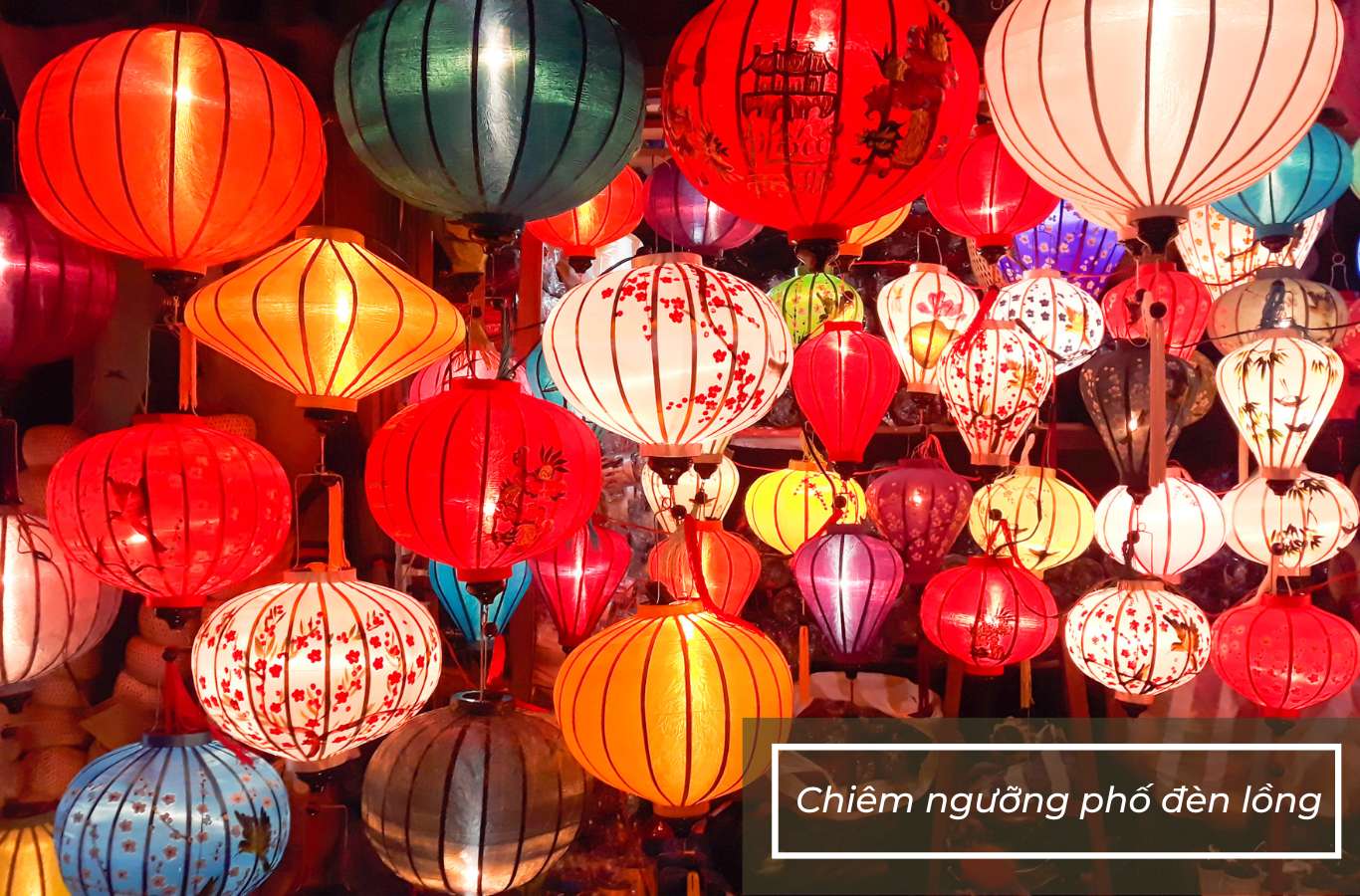 Chiêm ngưỡng vẻ đẹp của con đường đèn lồng