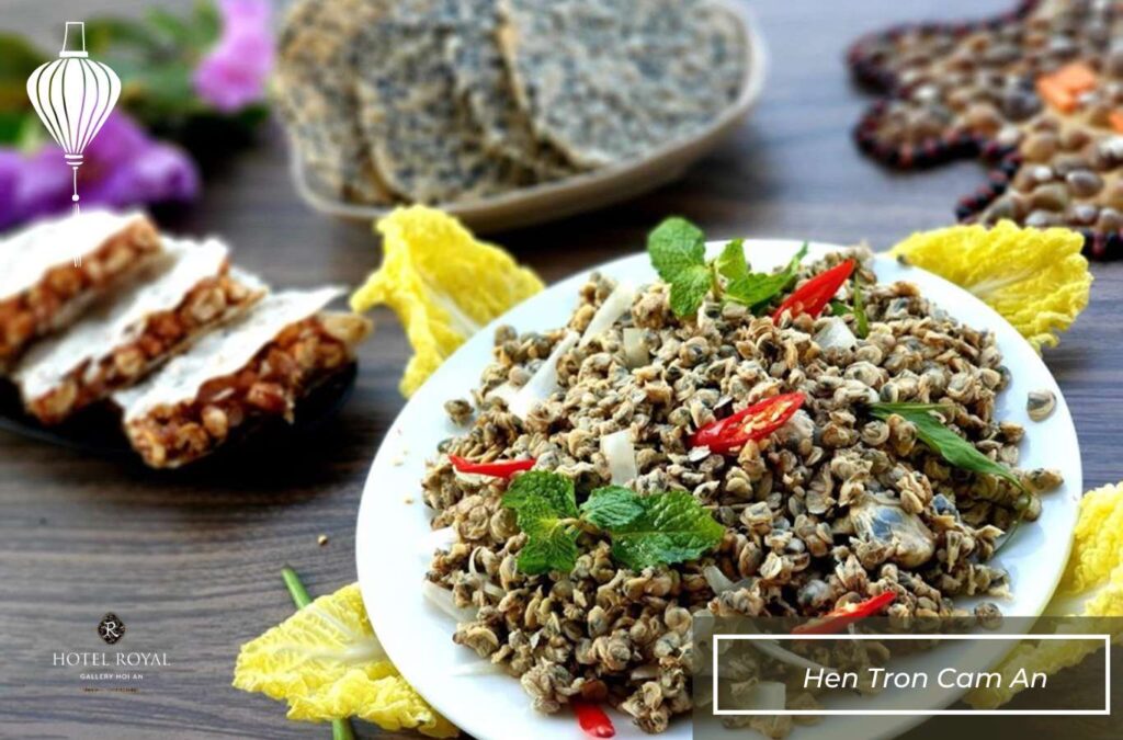 Hen Tron Cam An is a rustic dish from Hoi An, with the rich flavors of Central Vietnam.