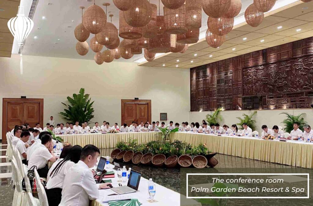 Palm Garden Beach Resort & Spa stands out with its professional conference room system.
