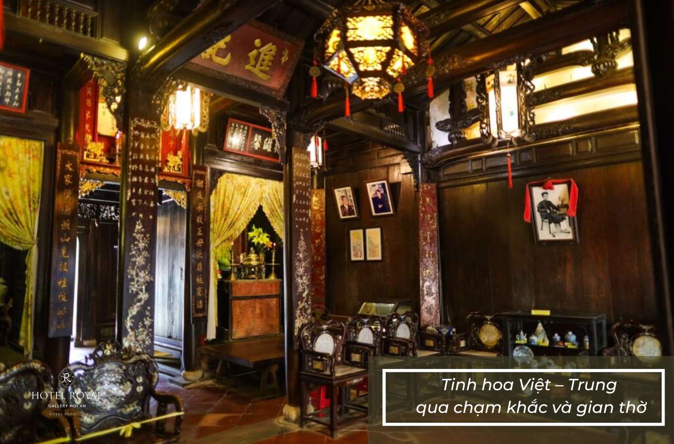 Tinh hoa Việt – Trung qua chạm khắc và gian thờ