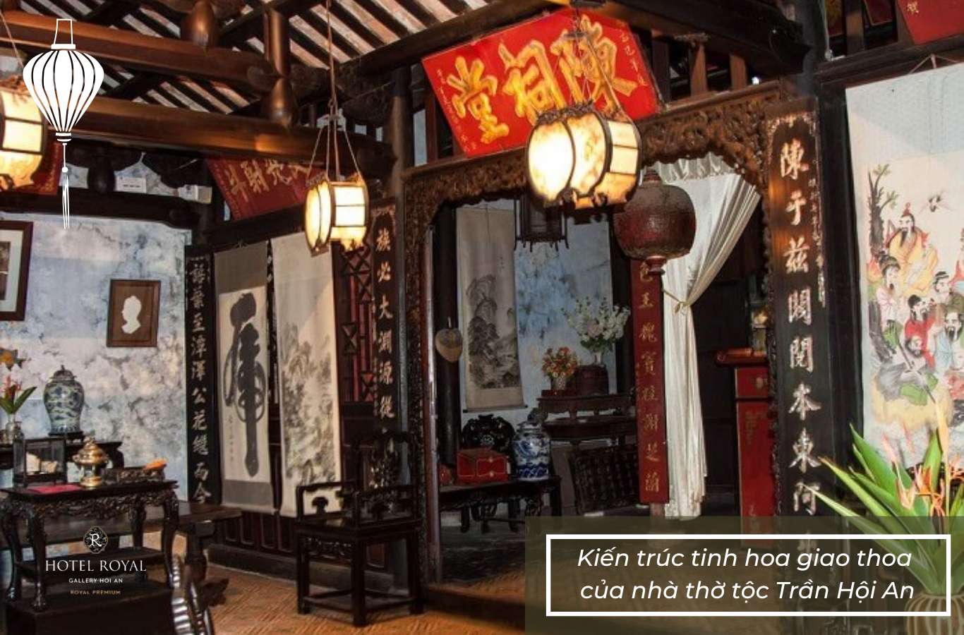 Kiến trúc tinh hoa giao thoa của nhà thờ tộc Trần Hội An
