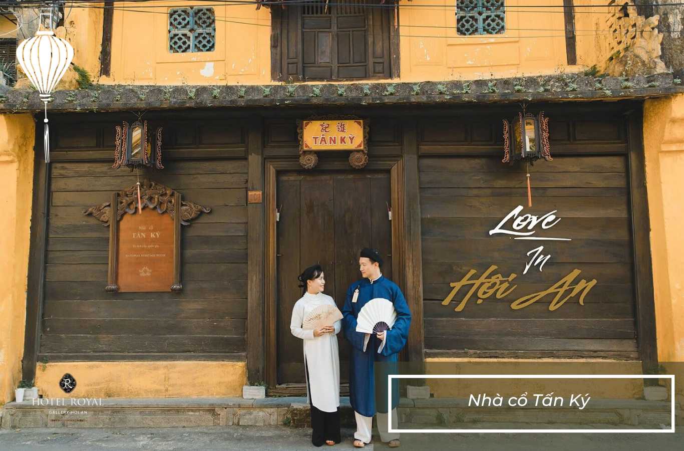 Bạn có thể thuê áo dài để chụp những bức ảnh mang vẻ đẹp truyền thống tại nhà cổ Tân Ký