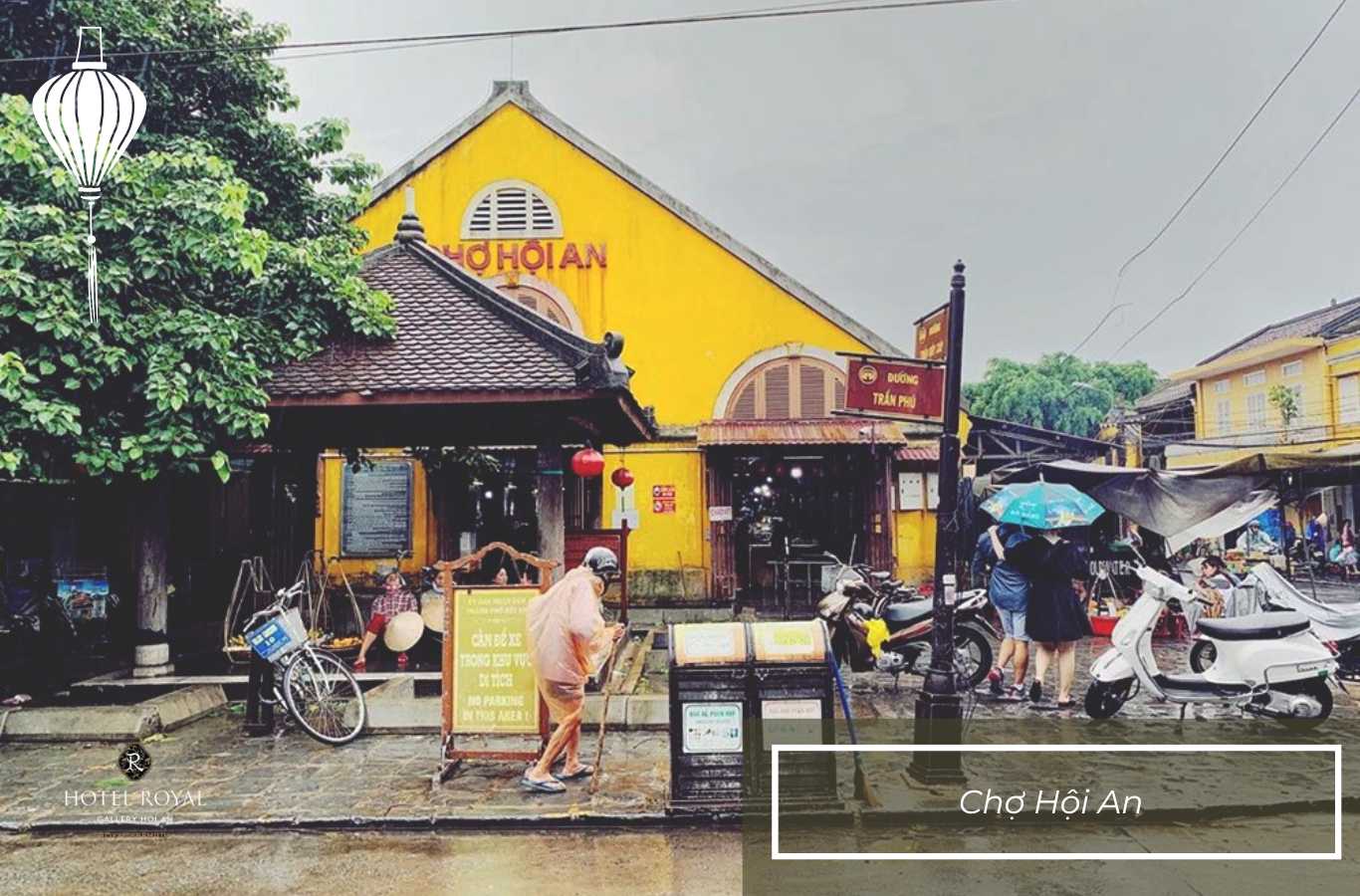 Bạn có thể ghé chợ Hội An để mua sắm và check-in