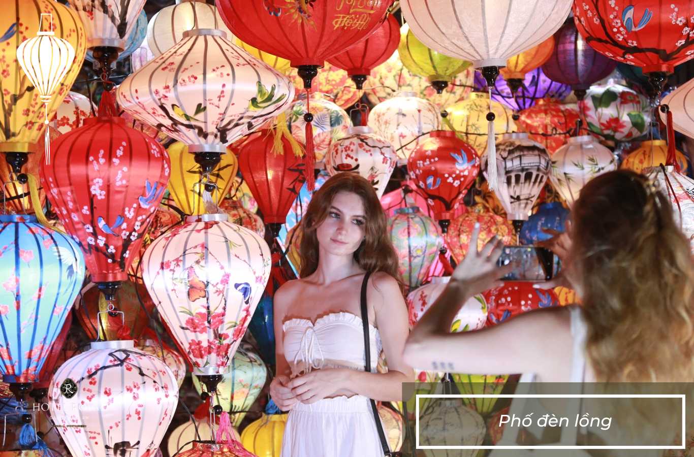 Many visitors come to Lantern Street to capture stunning, sparkling photos