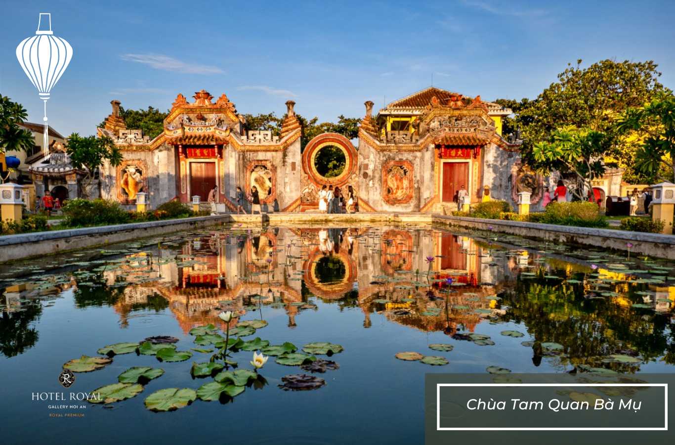 Chụp những tấm hình đầy tính nghệ thuật tại Chùa Tam Quan Bà Mụ