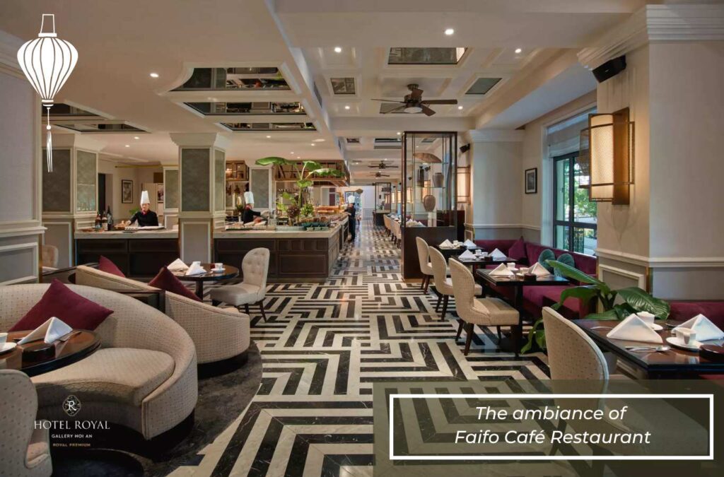 The ambiance of Faifo Café Restaurant