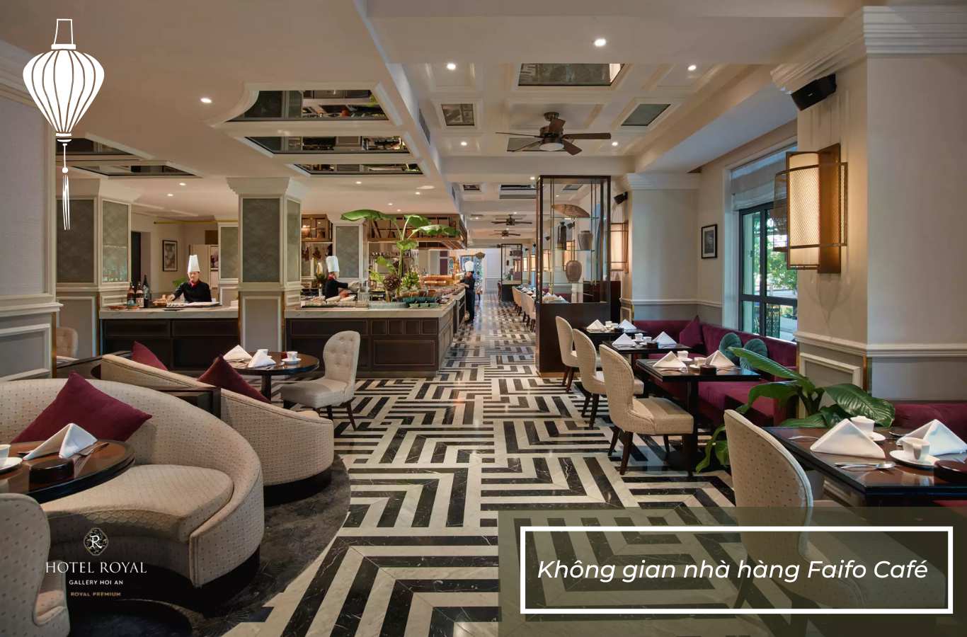 Không gian nhà hàng Faifo Café