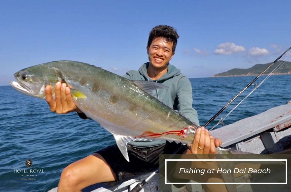 Fishing at Hon Dai Beach