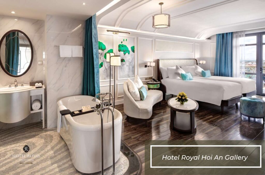 The hotel rooms are well-appointed and luxurious