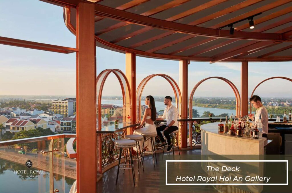 Watch the breathtaking Hoi An sunset with your loved ones at The Deck