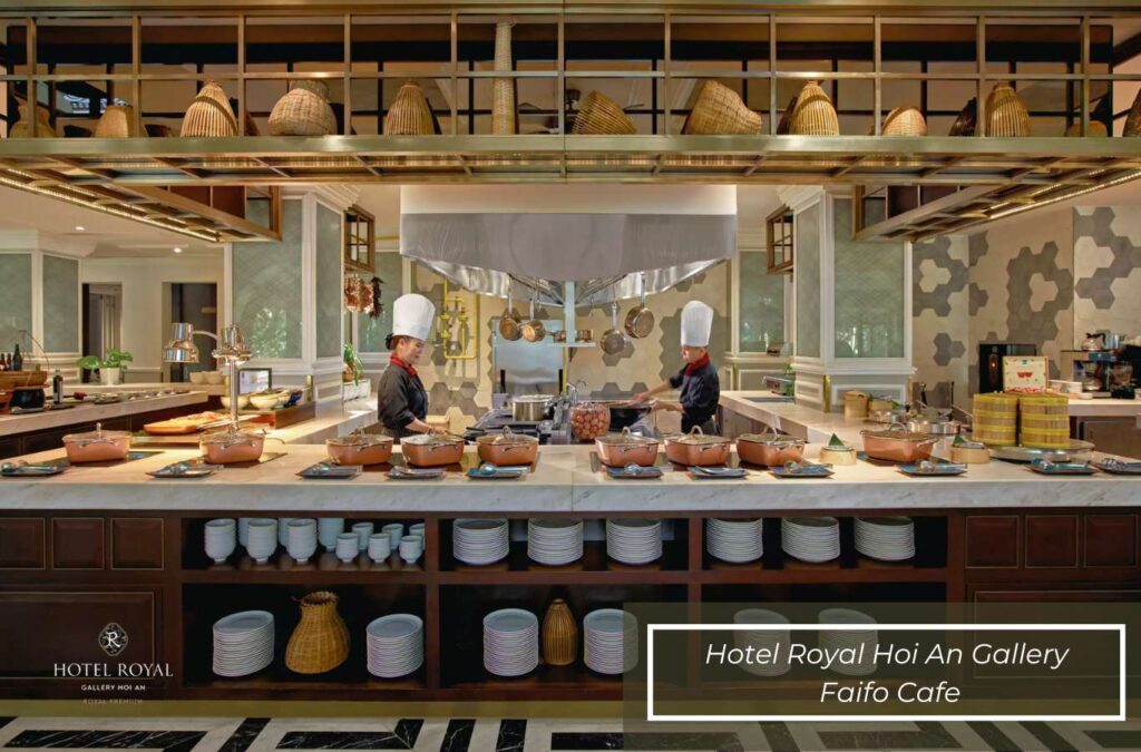 Faifo Café là nhà hàng phục vụ ẩm thực Việt Nam, phục vụ các món chay