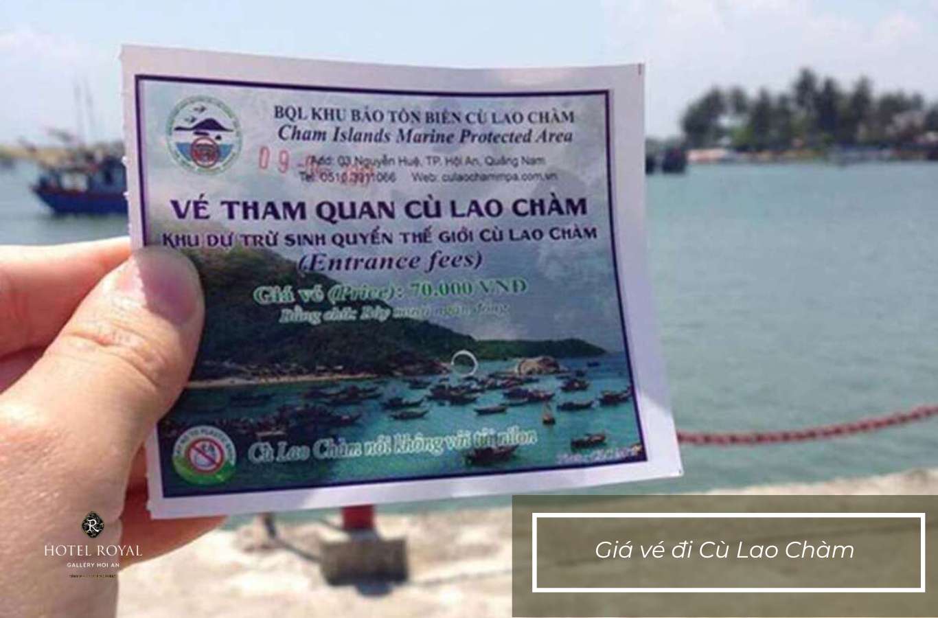 Hình ảnh giá vé của Cù Lao Chàm