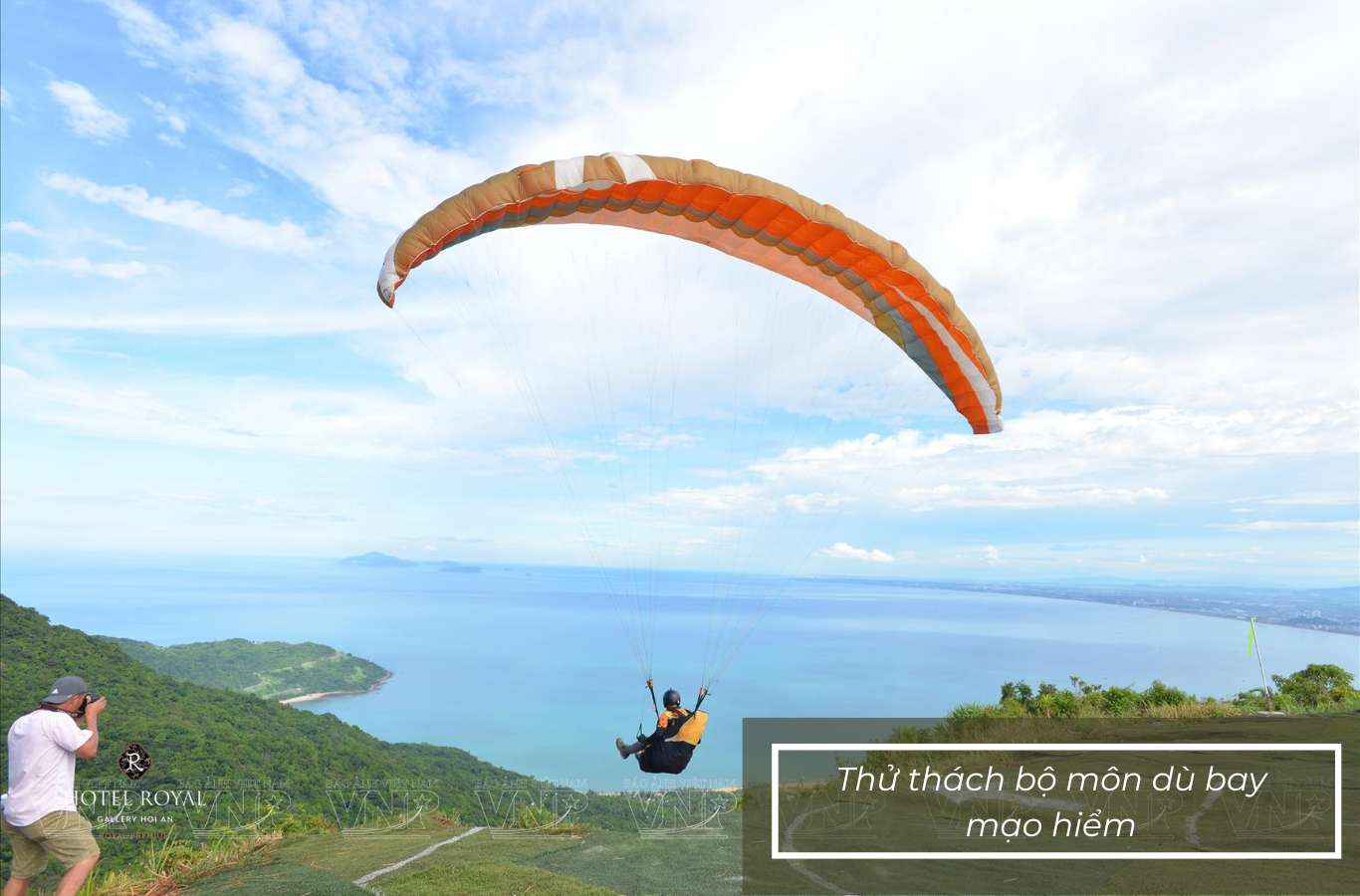 Thử thách bộ môn dù bay mạo hiểm