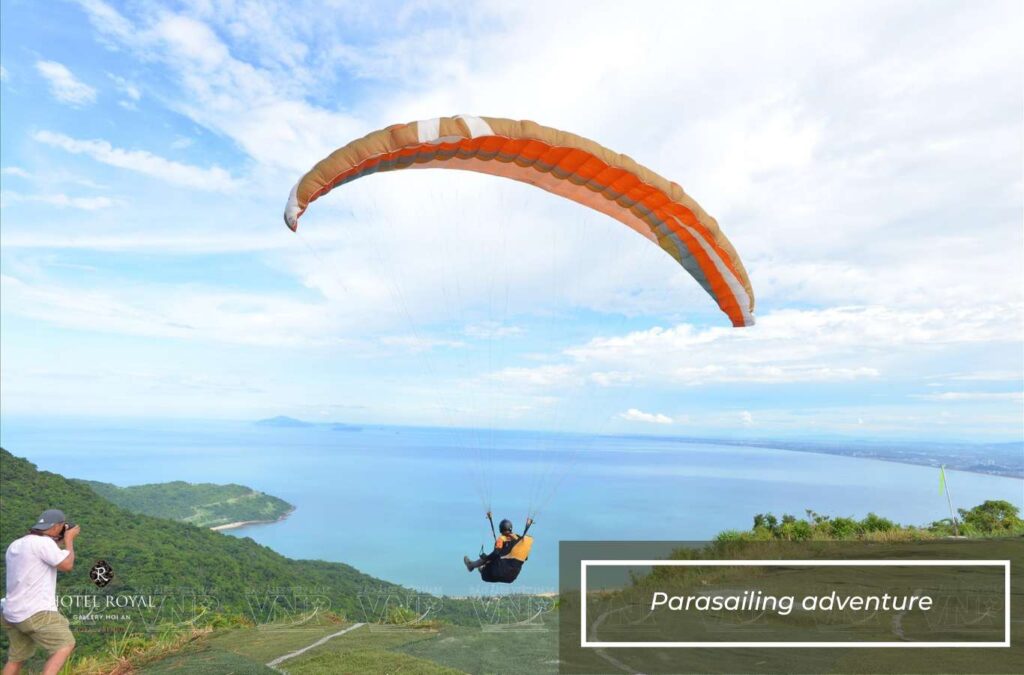 Take on the thrill of parasailing