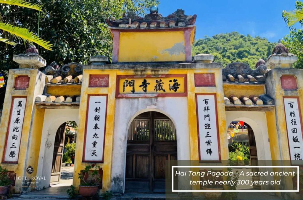 An ancient temple nearly three centuries old nestled in nature