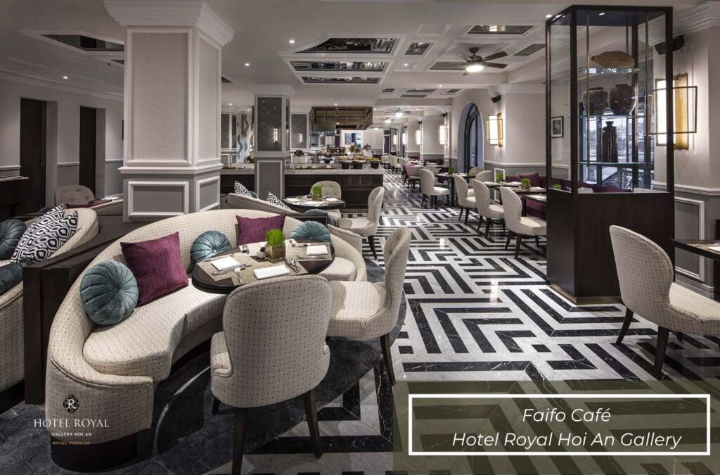 Faifo Café is a five-star restaurant offering both Asian and European cuisine