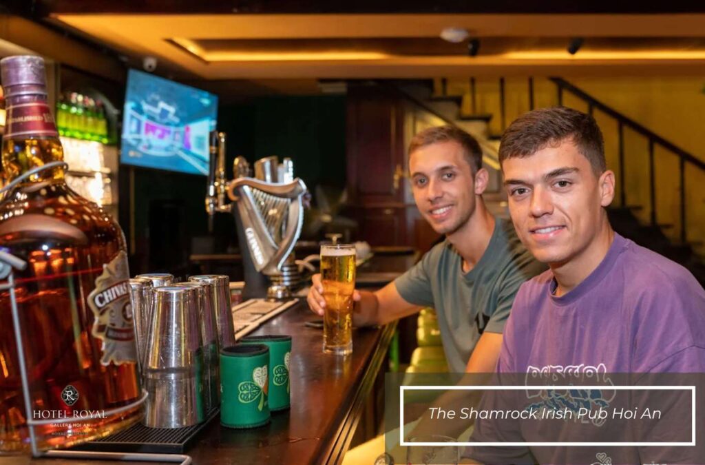 The pub is popular among international tourists.