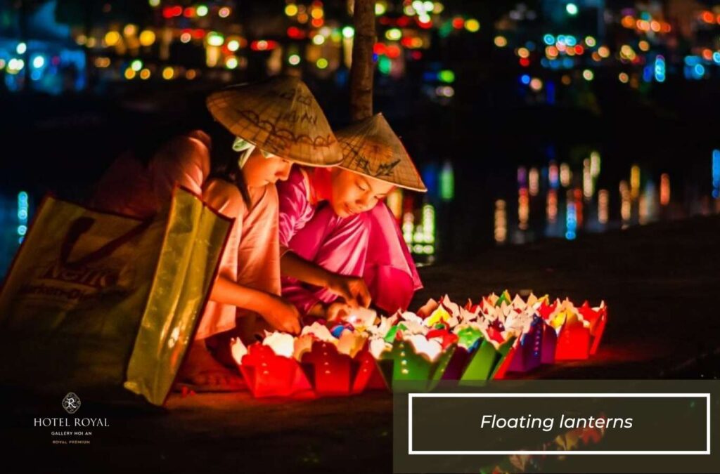 Don't miss the chance to experience floating lanterns on the Hoai River