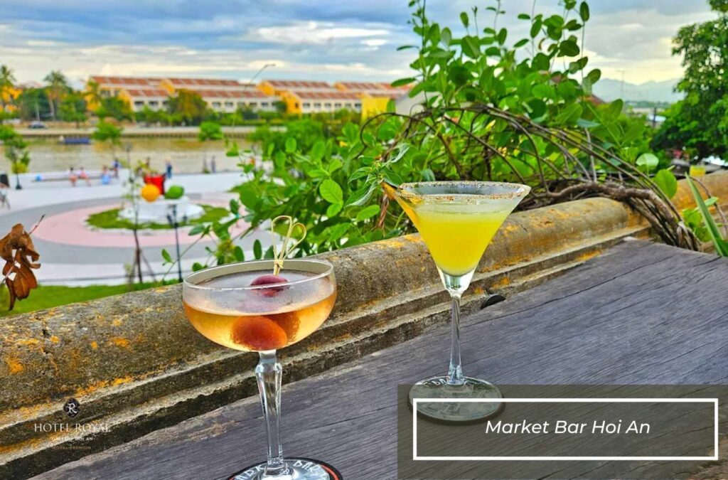 Enjoy a cocktail while watching the dreamy old town scenery