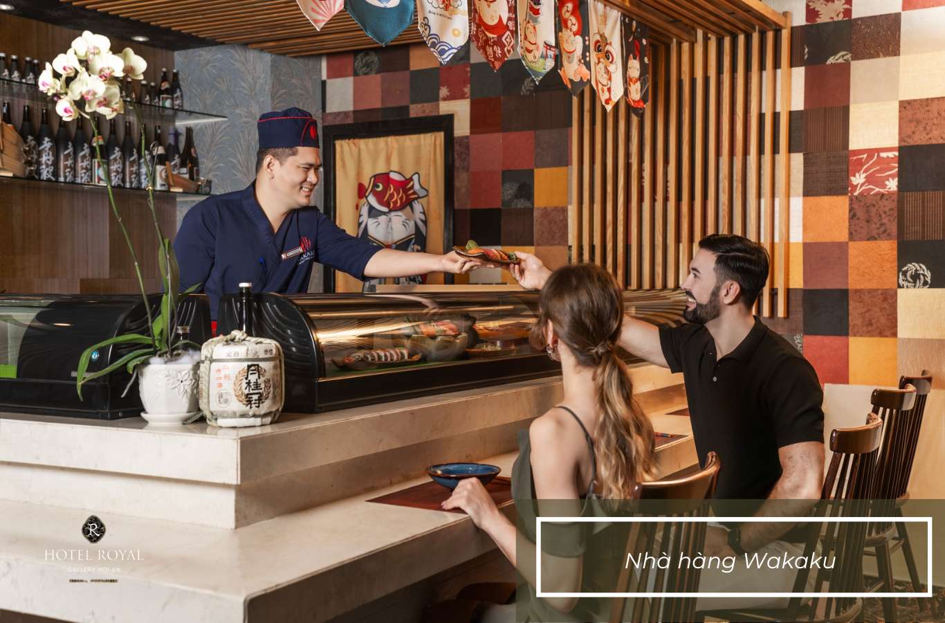 Wakaku là nhà hàng Nhật Bản với món ăn chất lượng