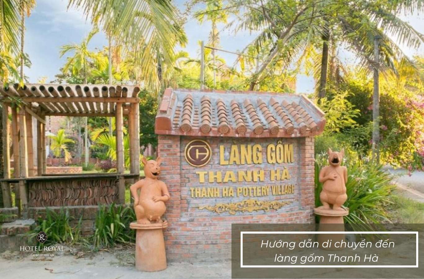 Di chuyển đến làng gốm Thanh Hà với lộ trình thuận tiện