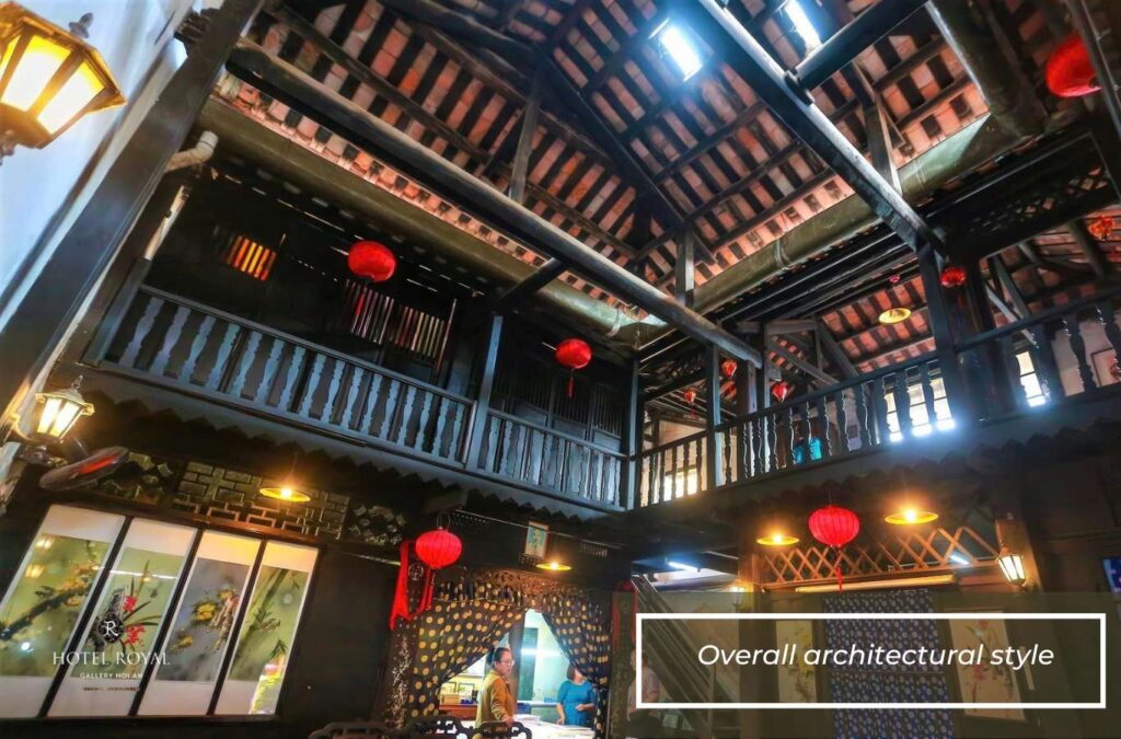 Phung Hung Ancient House follows a traditional tube-house layout