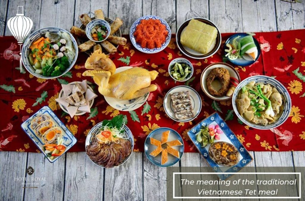 The traditional Tet meal is closely associated with spiritual values and meanings passed down through generations