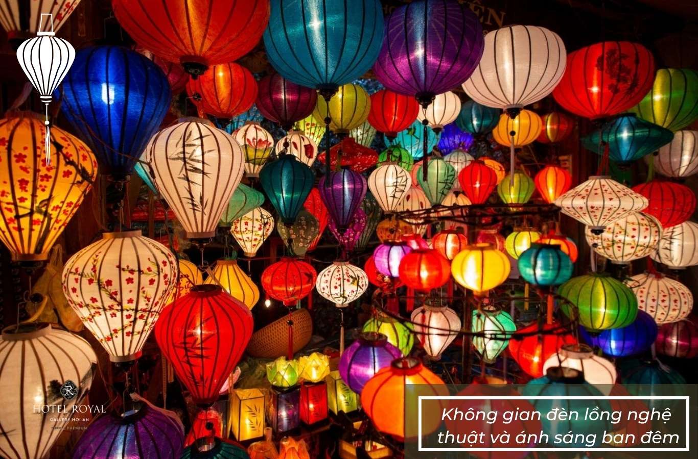 Không gian đèn lồng nghệ thuật  sẽ được trang trí khắp đảo Ký Ức